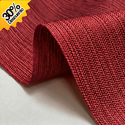 TELA RUSTICA TWIST ROJO