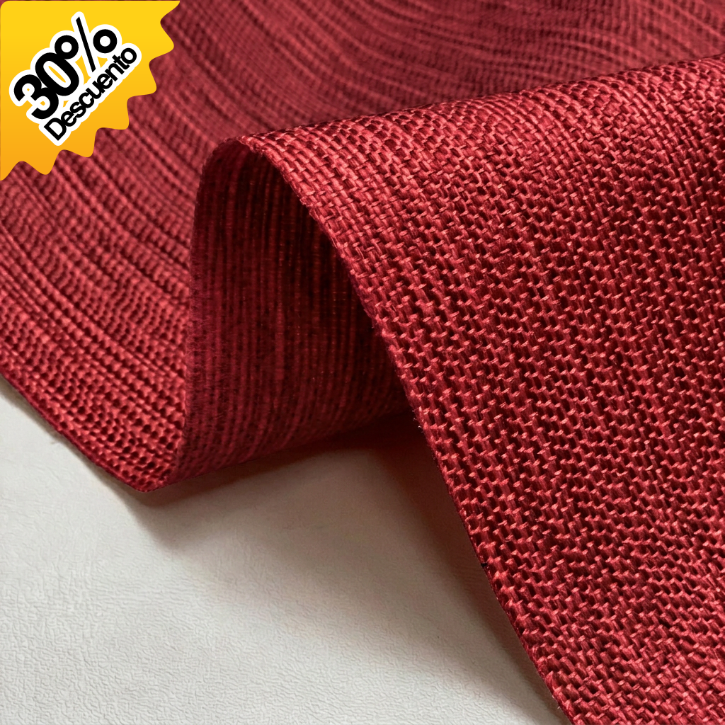 TELA RUSTICA TWIST ROJO