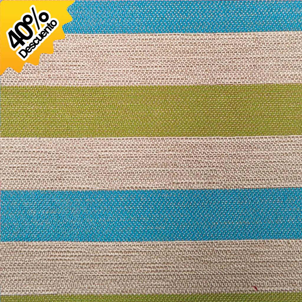 TELA RUSTICA PLAIN FAJAS MINT