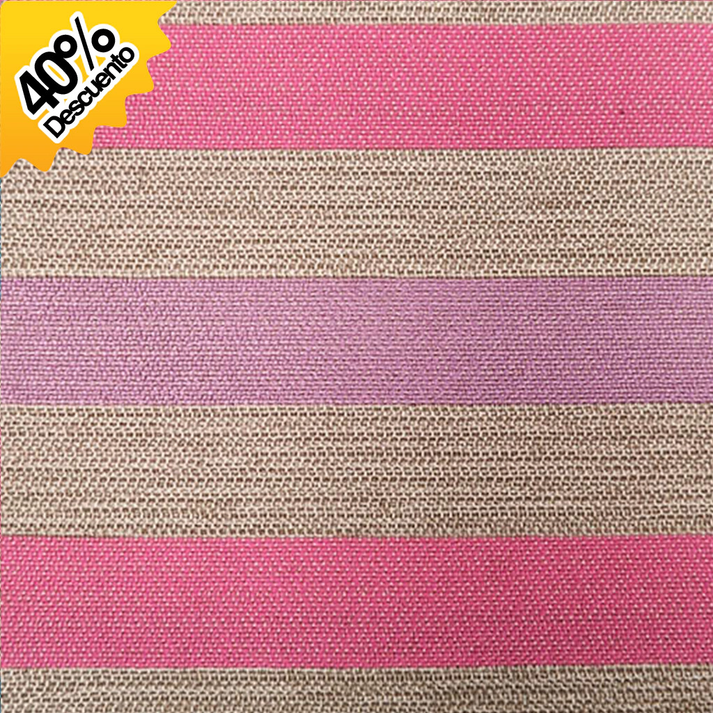 TELA RUSTICA PLAIN FAJAS ROSE