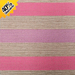 TELA RUSTICA PLAIN FAJAS ROSE