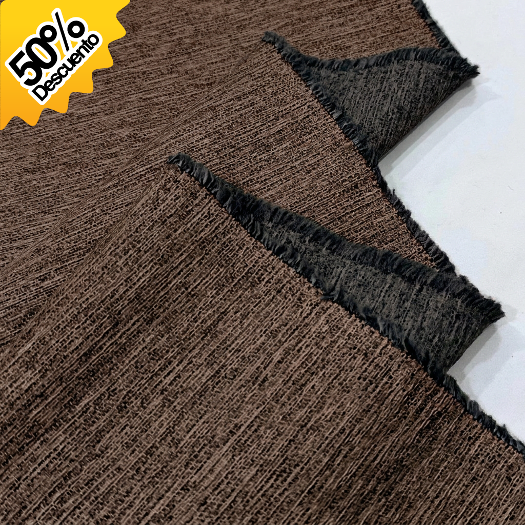 TELA RUSTICA SILVER CHOCOLATE