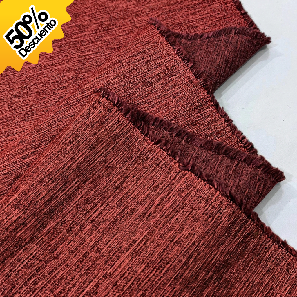 TELA RUSTICA SILVER RED