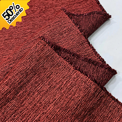 TELA RUSTICA SILVER RED